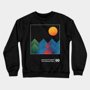 American Football / Minimal Style Graphic Artwork Crewneck Sweatshirt